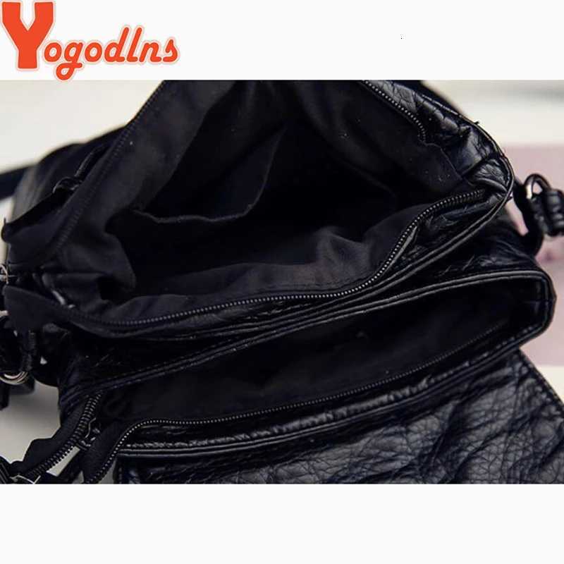 Yogodlns Fashion Black Enveljavascope Women Clutch Rivet Girls Leather Party Purse Small Shoulder Handbag Evening Messenger Bags Z251018