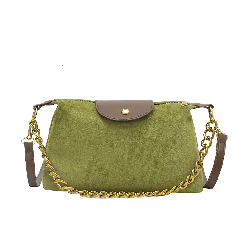 Luxury Brand Designer Bag Suede Velvet Chain Small Bag For Women 2025 New Fashionable Commuter Bag Niche High-End Feel Single Shoulder Crossbody Bag