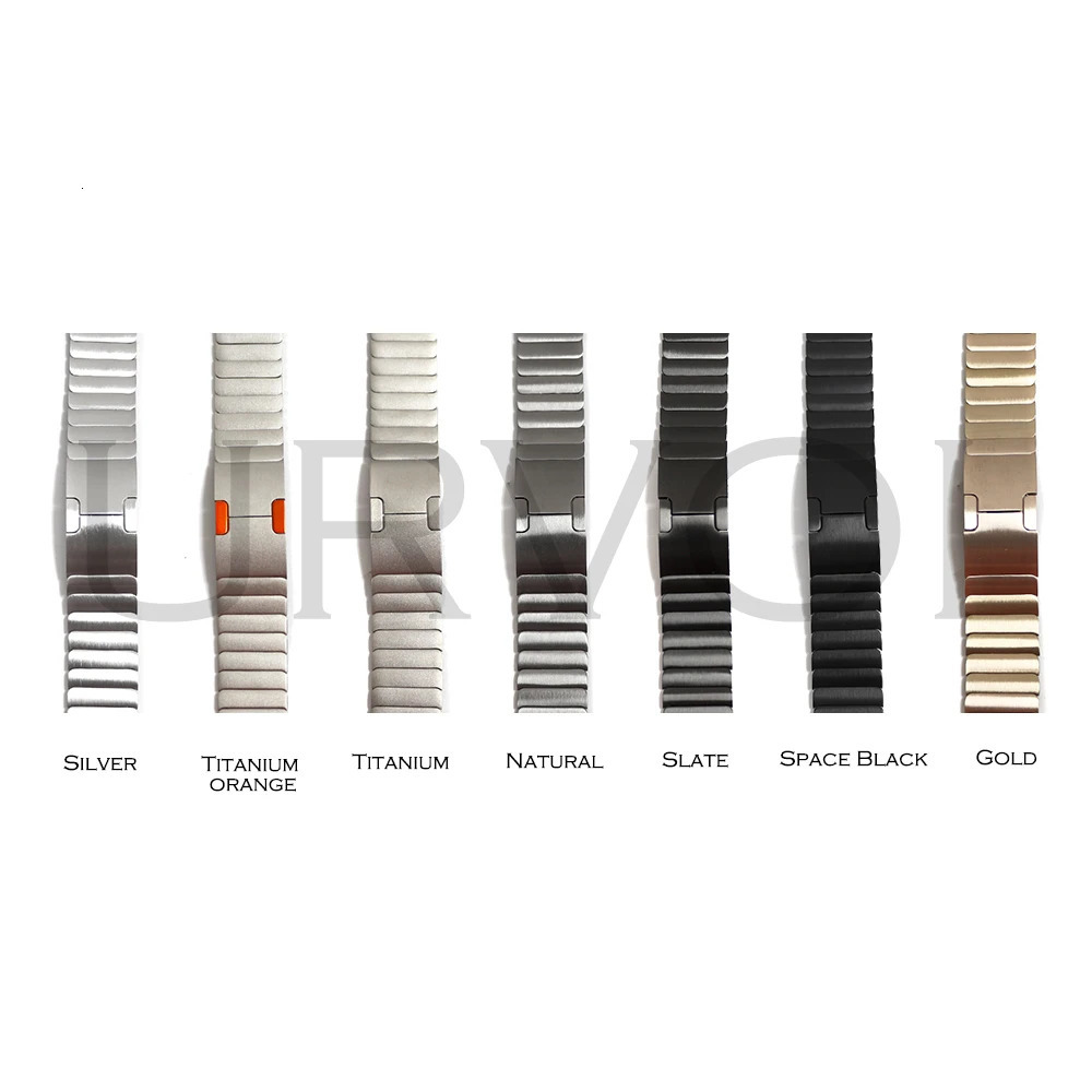 URVOI Band for Watch link bracelet gen7 Ultra 3 2 matte black series 11 10 9 8 7 SE Strap for iWatch 316L stainless steel 251016
