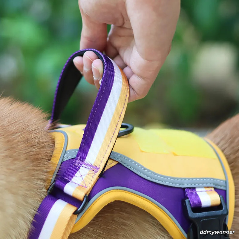 - Adjustable No Pull Dog Harness With A Handle, Reflective Soft Padded Pet Vest For Dogs, Extra Large Size Ddmywonder