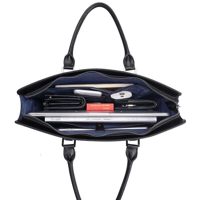 Luxury bag Handbag Men Simple Fashion Business Cowhide Briefcase Casual Single Shoulder Crossbody s Leather Bag