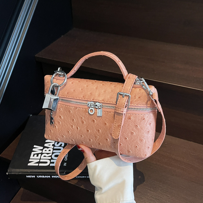 Luxury Brand Designer Bag Casual Lunch Box Bag For Women 2025 Summer High-End Handheld Makeup Bag Simple Luxury Crossbody Shoulder Bag For Women