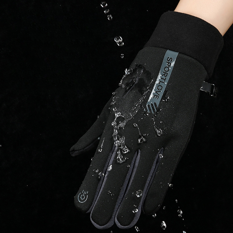 Winter Sports Warm Gloves Men Women, Waterproof Cycling for Couples, Windproof and Cold-Proof Driving Gloves, Non-Slip Touchscreen