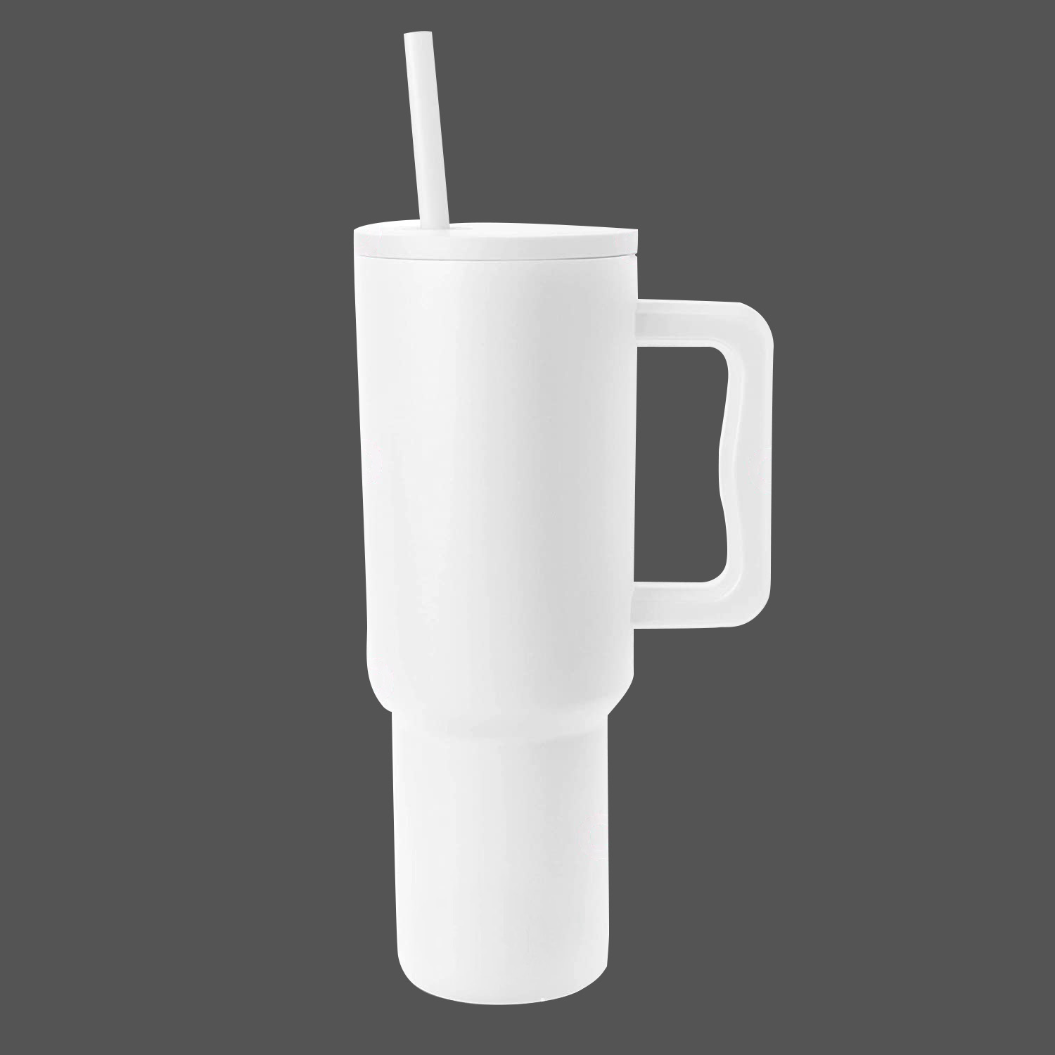 4o oz large capacity portable car cup stainless steel thermos cup with straw handle travel sports water bottle vacuum flask