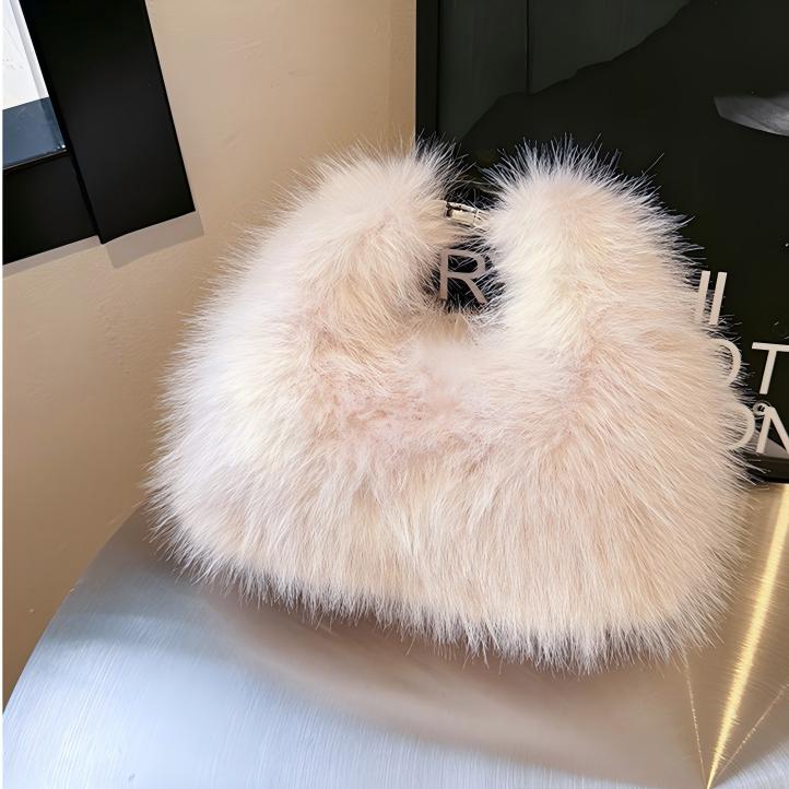 Free shipping Design Package New autumn winter plush small bags trendy shoulder bags fashionable versatile crossbody bags