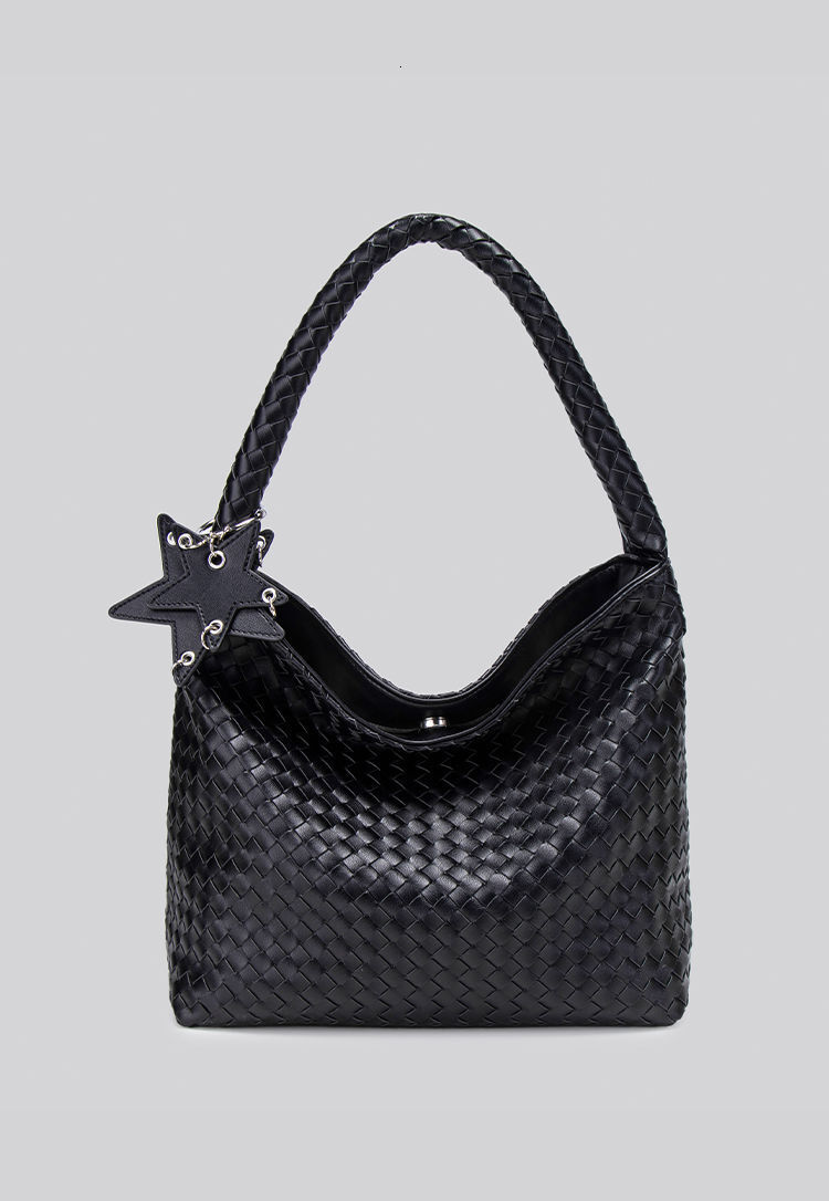 Luxury Brand Designer Bag Woven Single Shoulder Large Bag Extra Large Capacity Bucket Bag Lazy Style Tote Bag Travel Handbag