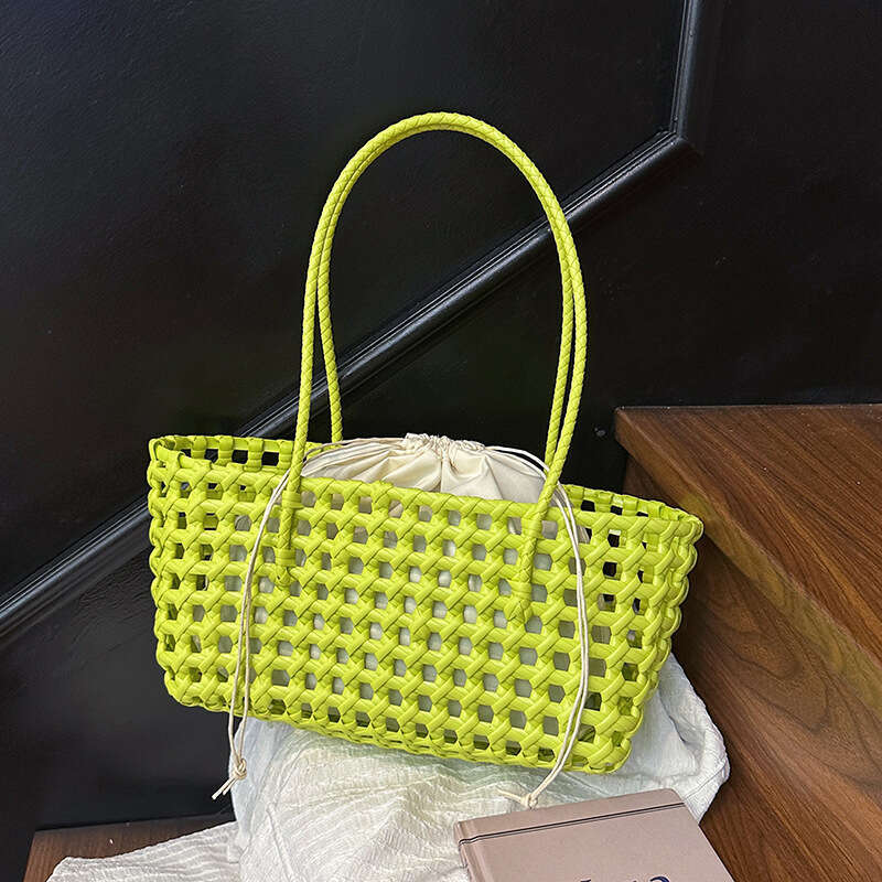 Designer Bag Luxury Bag Summer Super Hot PVC Woven For Women 2025 Shoulder Bag New Large Capacity Picnic Lunch Vacation Beach