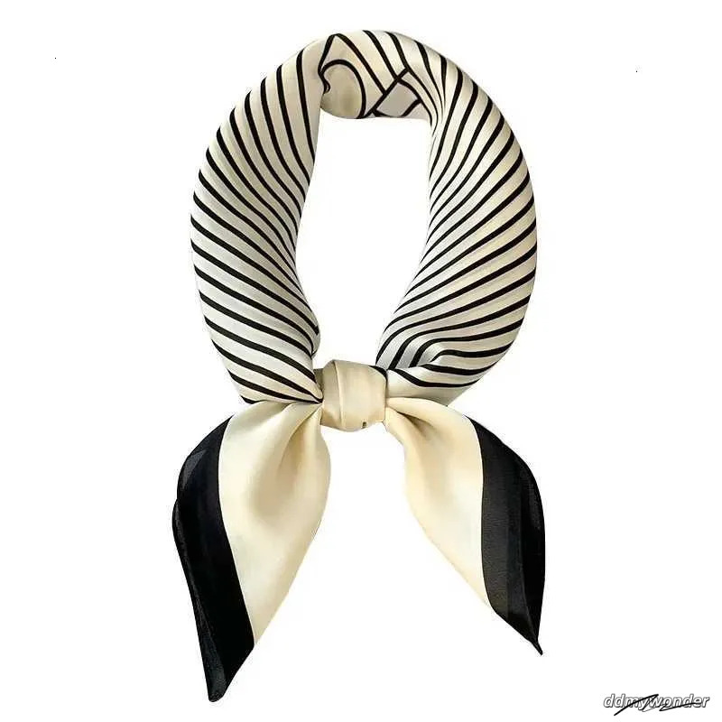 Silk Feel Square Scarf Women, Elegant Satin Neck Scarf, Lightweight Hair Tie Band For Work Or Everyday Ddmywonder
