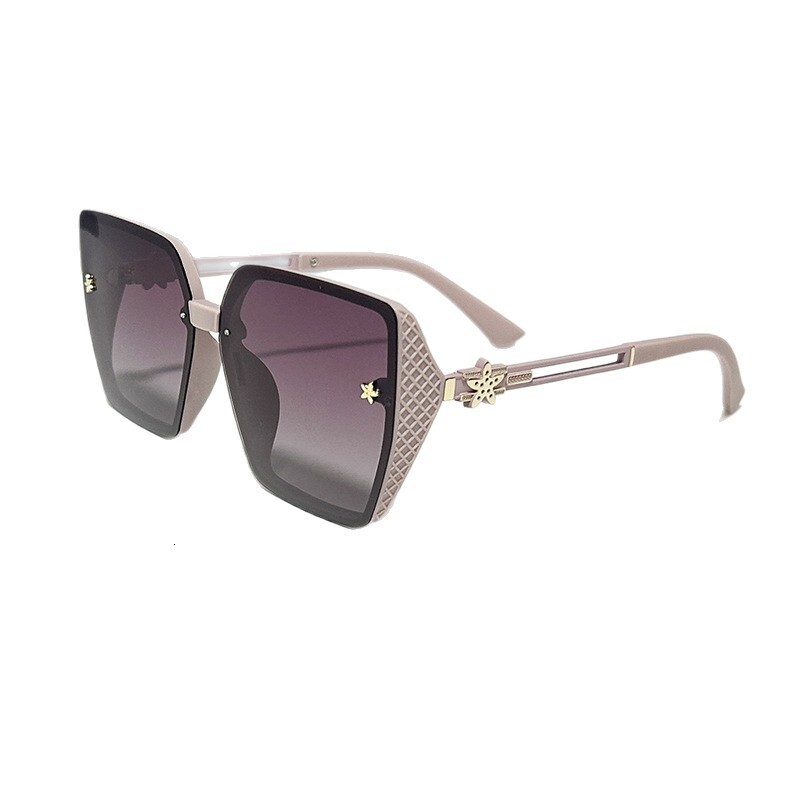 Luxury Brand Designer Jewelry Five-Star Decorative Eyewear Accessories Export Sunglasses Online Style Beauty Bare Face Polarized Glasses Simple Elegan