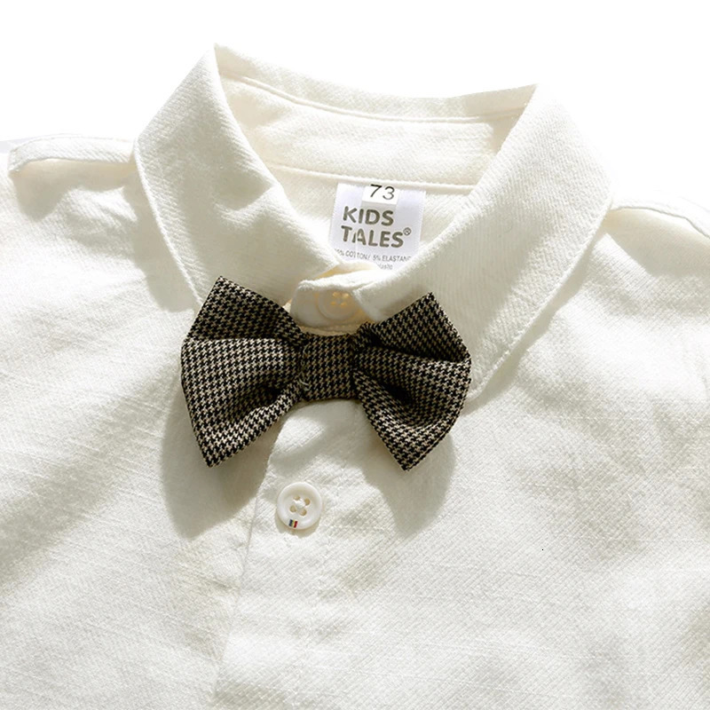 Kids Clothes Boys 1 2 3 4 5 Years Outfits Gentleman Long Sleeve Birthday Boutique Set High Quality Children Spring Cotton Wear 251017