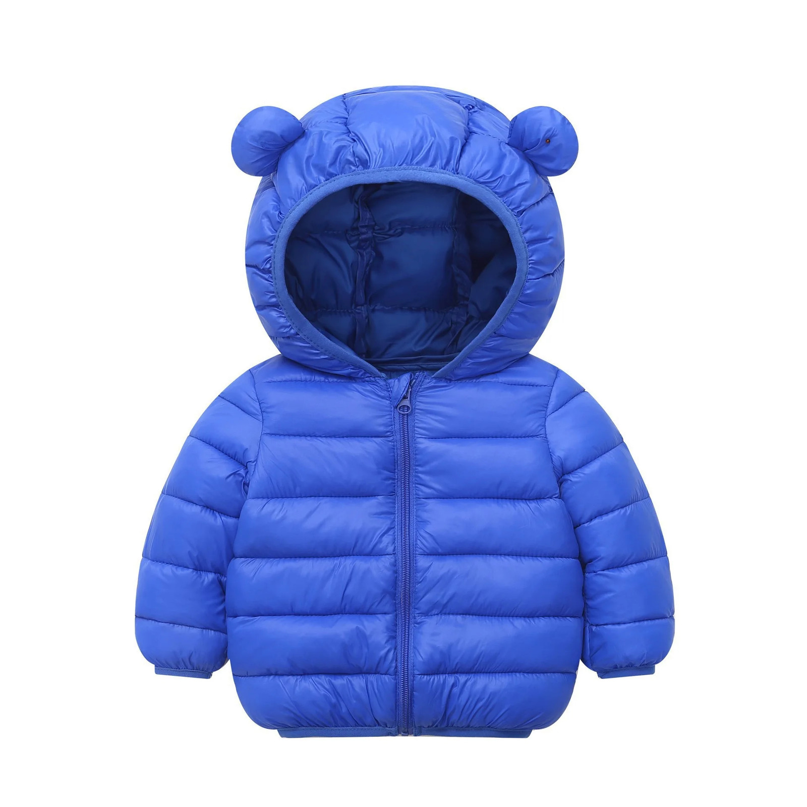 1pcs Winter Boys Girls Coat Baby Light And Thin Down Jacket Kid Warm Thicken Outerwear Clothe Hooded Jacket Cottonpadded Coats 251017