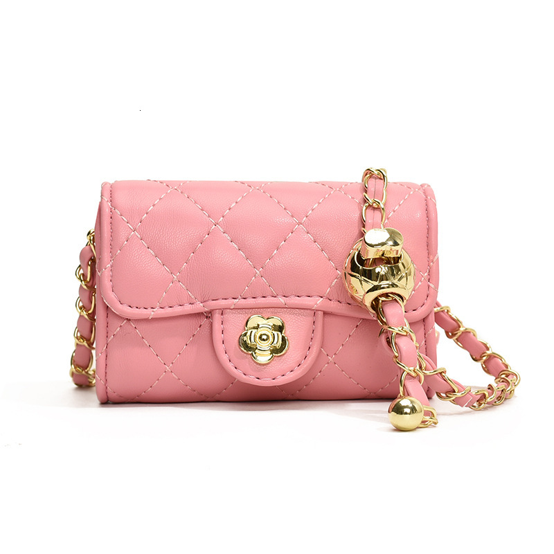 Luxury Brand Designer Bag Single Shoulder Bag Small Style Quilted Embroidery Style Gold Ball Crossbody Bag Mini Casual Commuter Textured Bag For Women