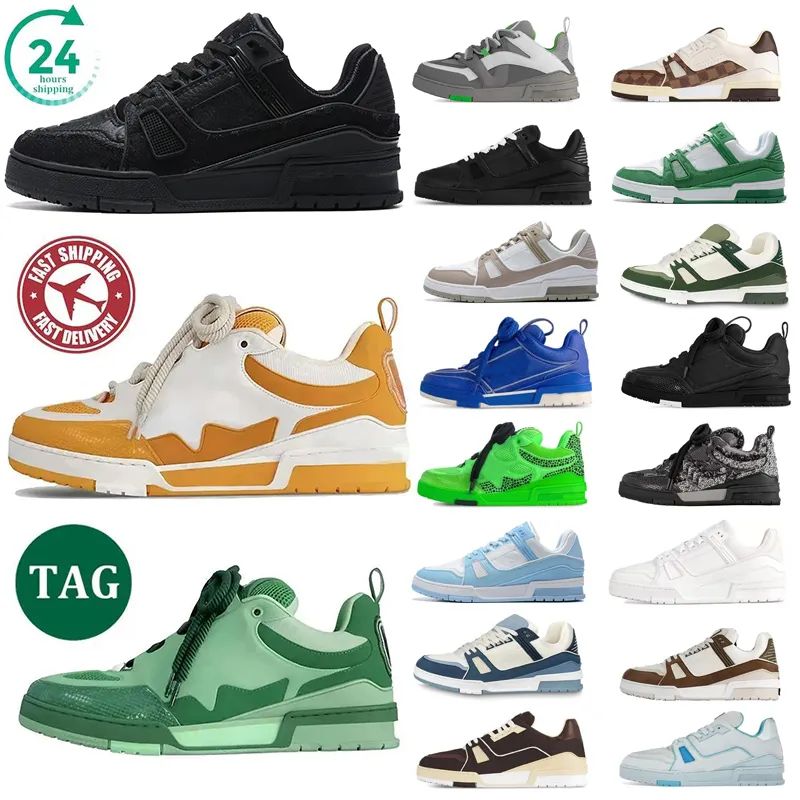 2025 Designer Sneakers Skate Shoe Luxury Leather Casual Shoes Men Women Classic Trainers Plate-Forme Trainer Shoes Outdoor Shoes Running Shoes