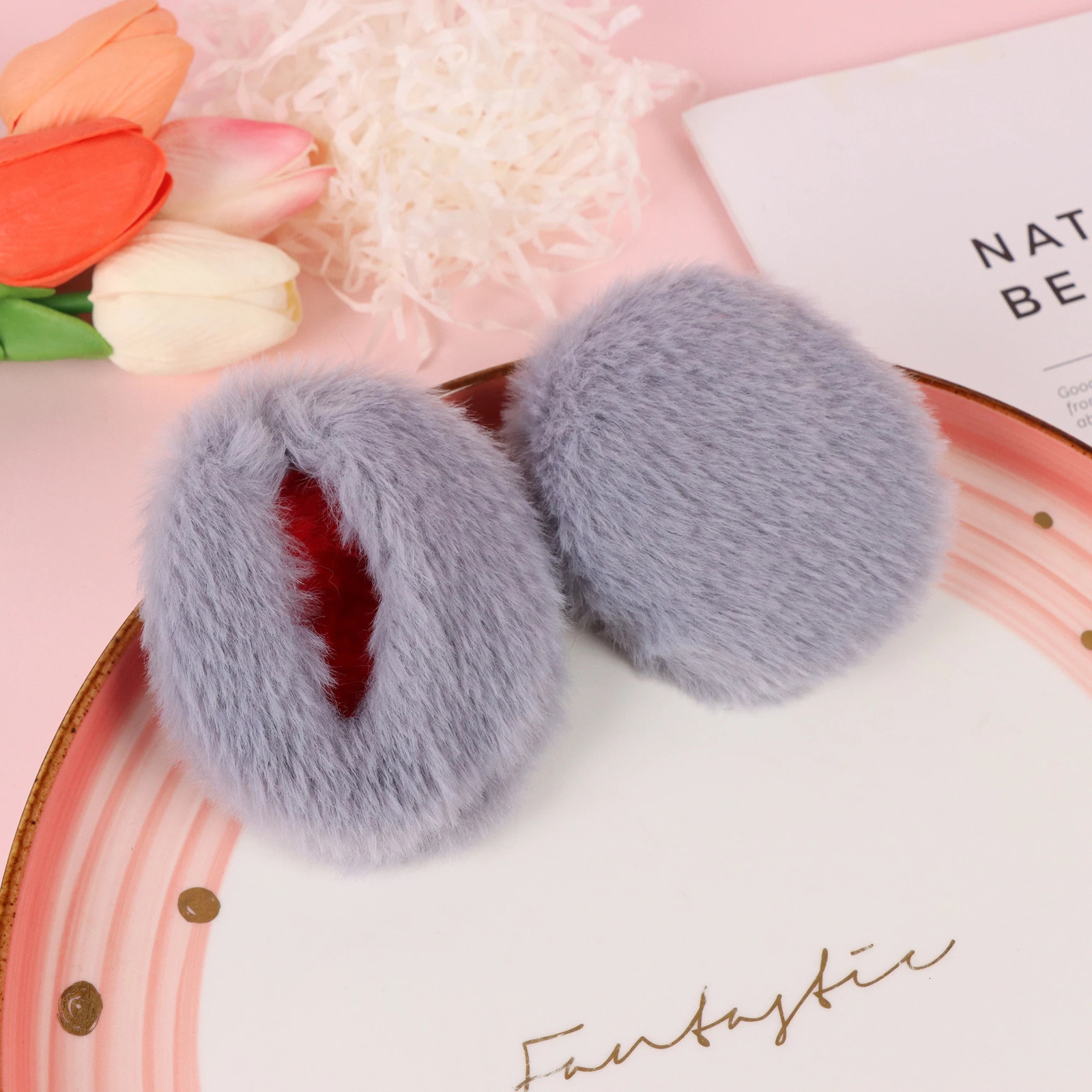 Unisex Outdoor Furry Earmuffs Without Ear Warmers Winter Earmuffs Windproof Ear Protection Earmuffs Christmas Gifts 251014