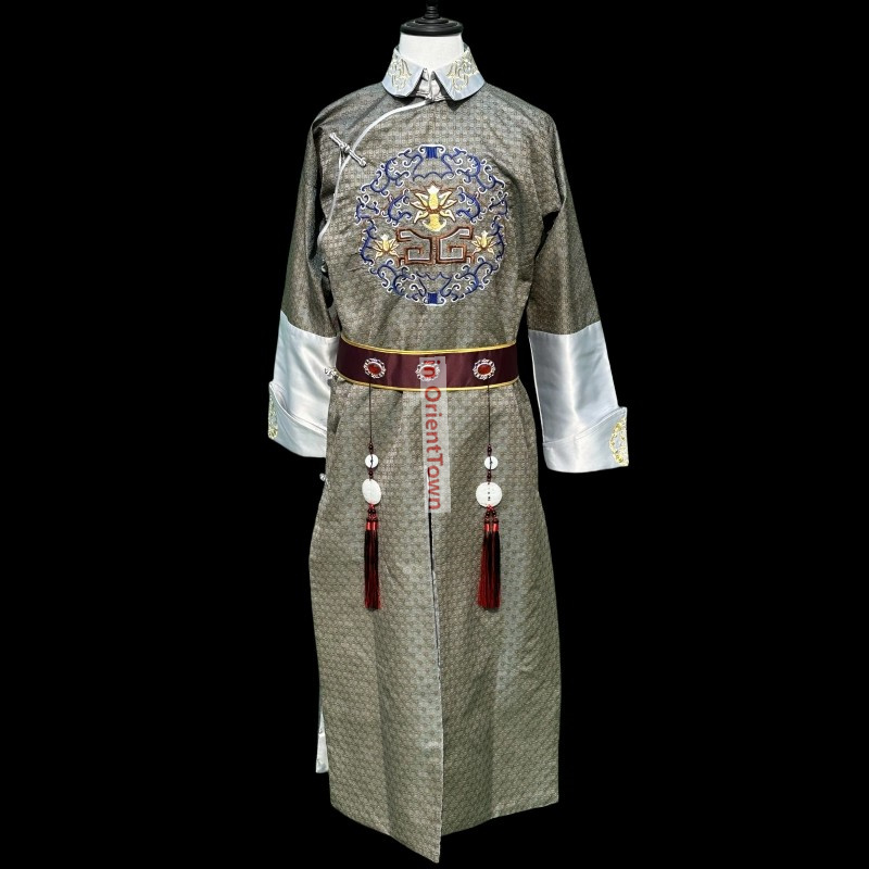 Forbidden City Qing Dynasty AgeBeile Prince Costume Manchu Emperor Robe Photo Studio Royal Family Gown in OrientTown FE044