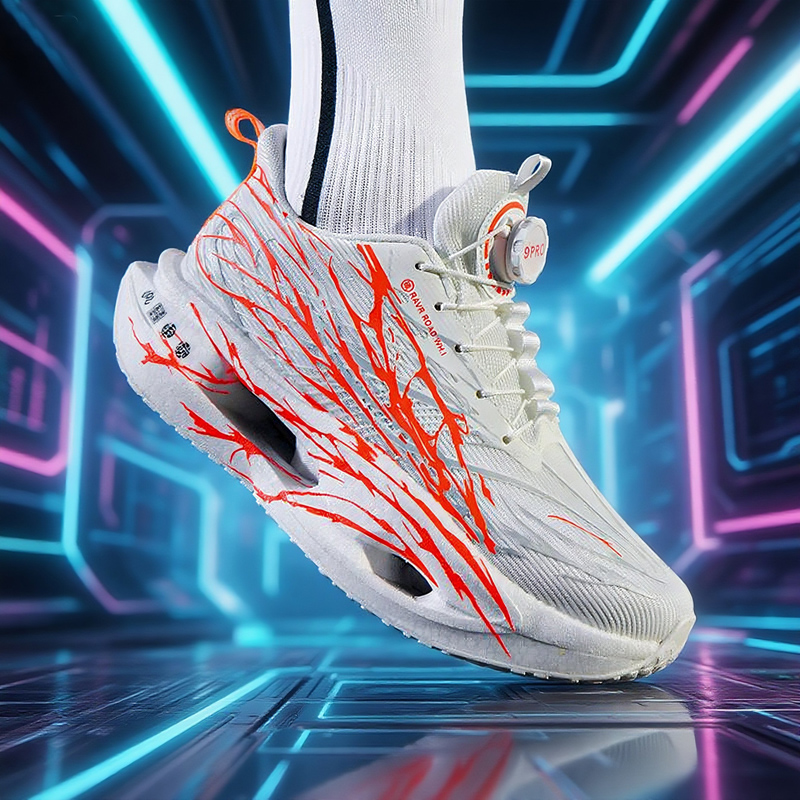 Heartbeat 7th Generation Kids' Rotating Buckle Running Shoes with Anti-Slip Shock Absorption for Students