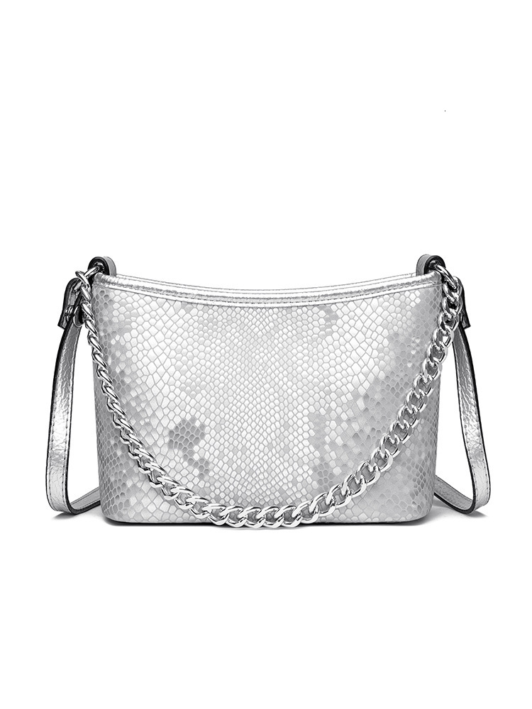 Luxury Brand Designer Bag 2025 New Snake Pattern Bucket Bag Personality Fashion Trend Handbag Shoulder Crossbody Bag Commuter Women's Bag