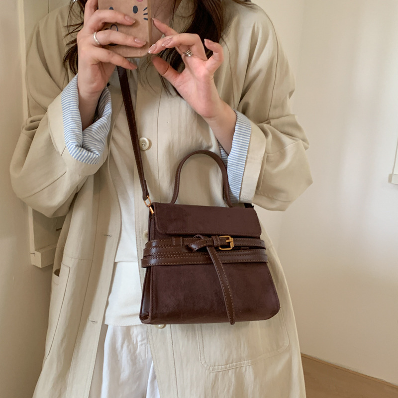 Luxury Brand Designer Bag Suede Suede Handbag Women's 2025 New Light Luxury Niche High-End Fashion Versatile Crossbody Bag