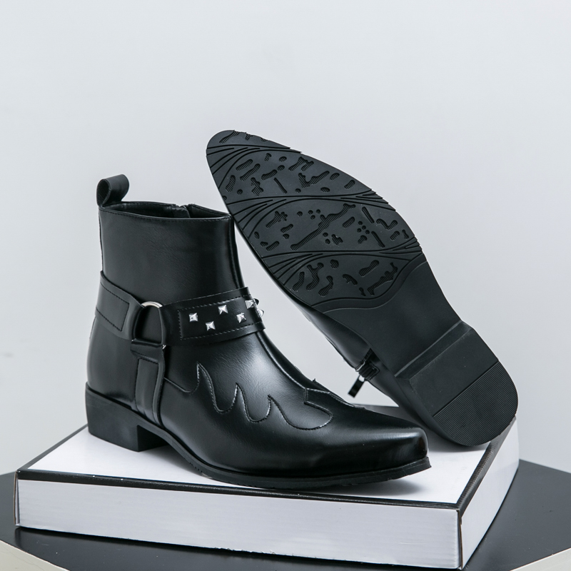 92347- Men's boots versatile men's shoes workwear Martin boots retro leather boots business men's boots