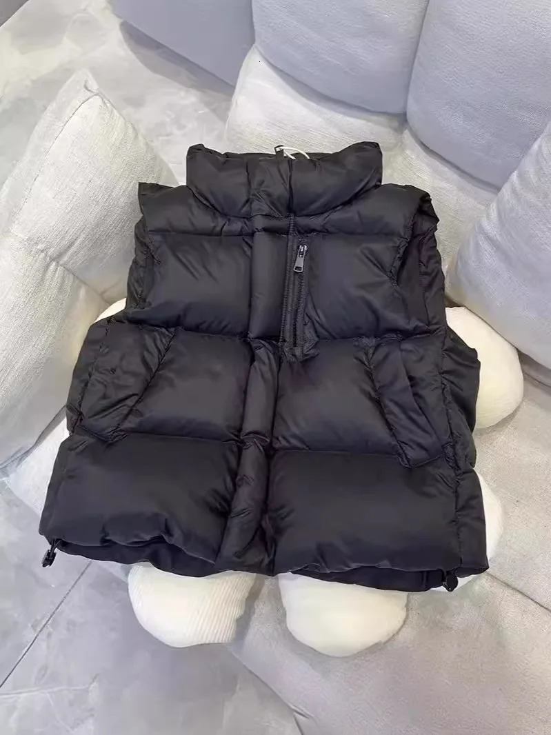 Girls vest for spring and autumn wearing boys vest for babys shoulder medium and large childrens down cotton vest childre 251015