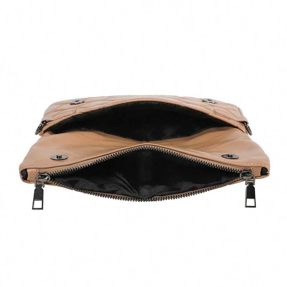 Classic fashion chain shoulder bag simple and versatile elegant messenger bag suitable for work commuting and shopping Z251018