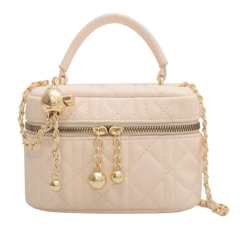 Luxury Brand Designer Bag Quilted Embroidery Small Bag For Women 2025 New Fashion Handheld Box Bag Summer Versatile Mini Chain Crossbody Bag