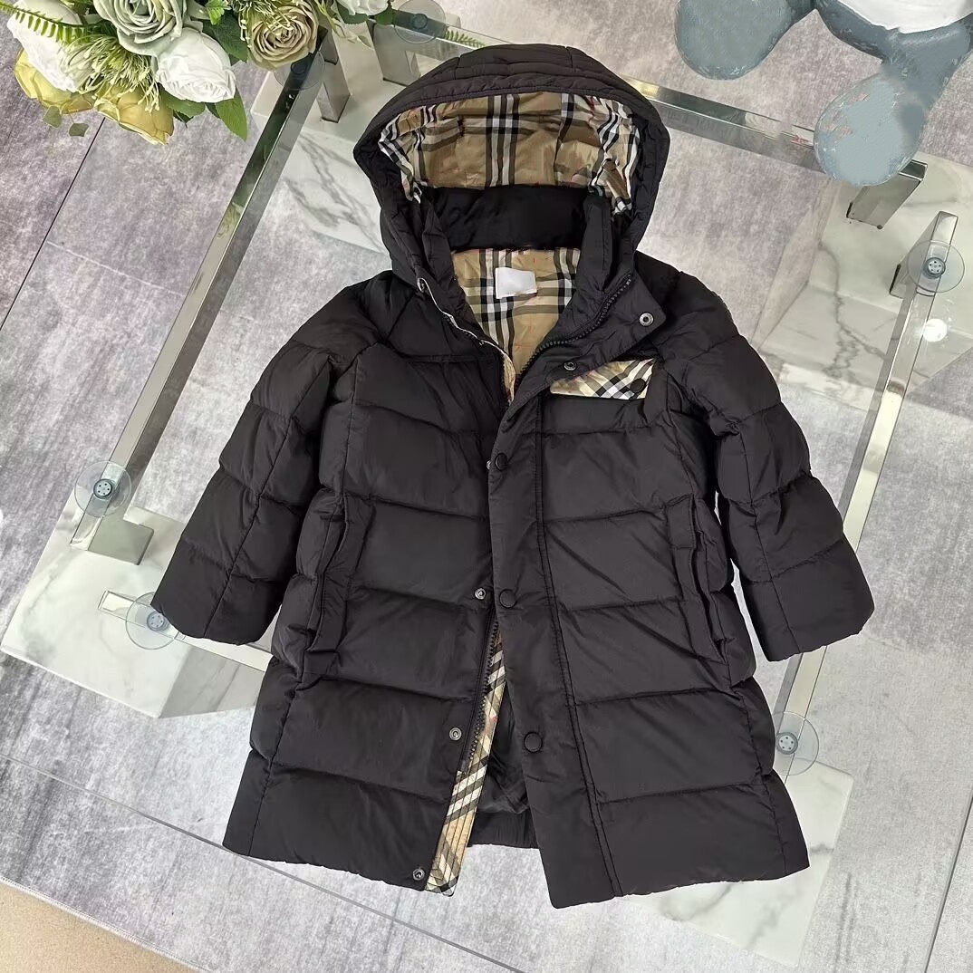 New brand kid hoodies kids designer coat baby down jacket fasion 100% goose down filling comfortable warm white black girl boy school coats pink jackets A5