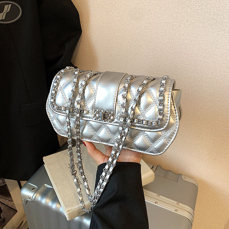 Luxury Brand Designer Bag Xiaoxiangfeng 2025 Spring Summer New High-End Luxury Quilted Chain Underarm Bag For Women Versatile Shoulder Crossbody Bag