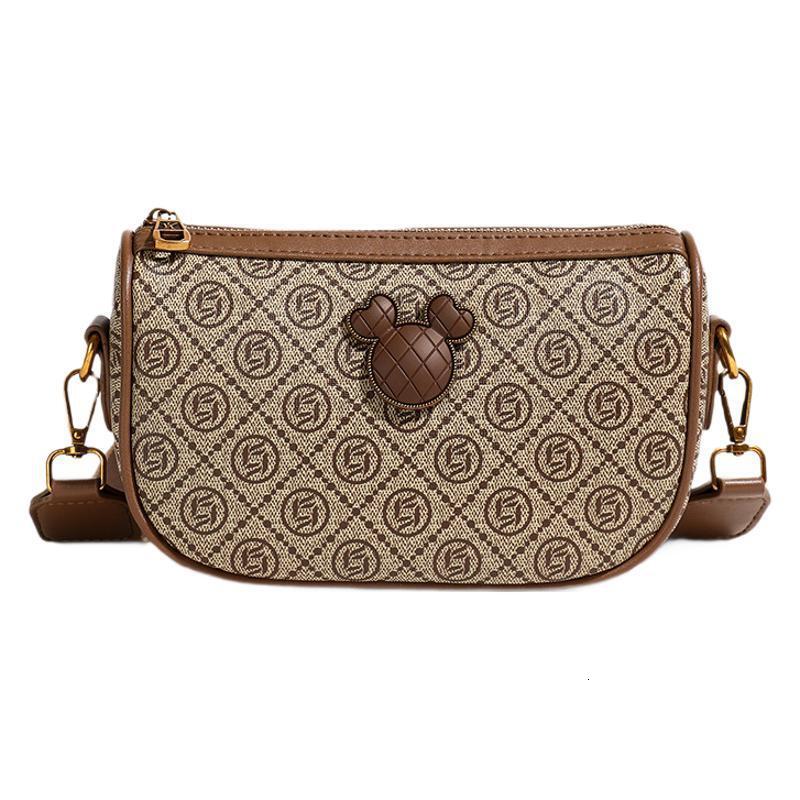 Luxury Brand Designer Bag High-End Printed Bag For Women Summer 2024 New Fashion Versatile Wide Shoulder Strap Ladies Single Shoulder Crossbody Bag