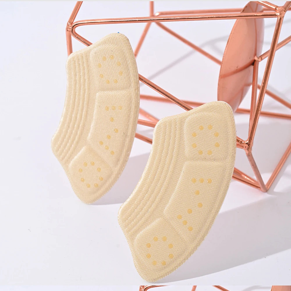 2Pair Insoles Patch Heel Pads Sneaker Shrinking Size Insole Antiwear Feet Shoe Pads Adjust Size High Heel Cushion Insert Insole 251013