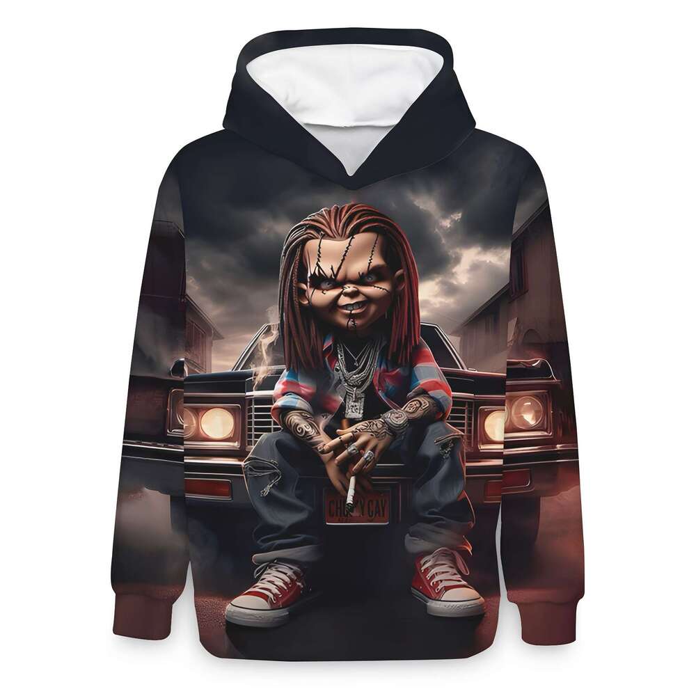 Halloween Men's 3D Digital Print Fashion Personality Sweatshirt