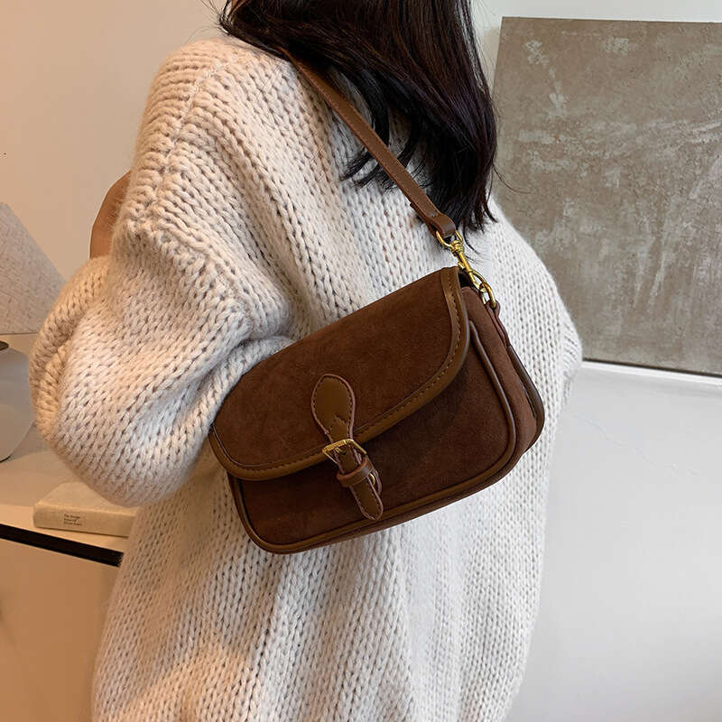 Shoulder Bag Designer Bag Luxury Bag Bags Design Underarm Women's New High-End Fashion Casual Single Shoulder Crossbody Suede Leather
