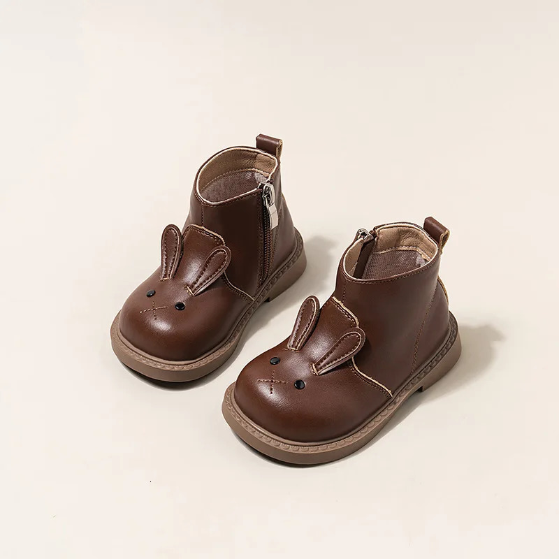 Girls Shoe Girls Boots Cute Rabbit Boots Fashion Ankle Boots All Match Children Shoes Boys Shoes Botas Mujer 251017
