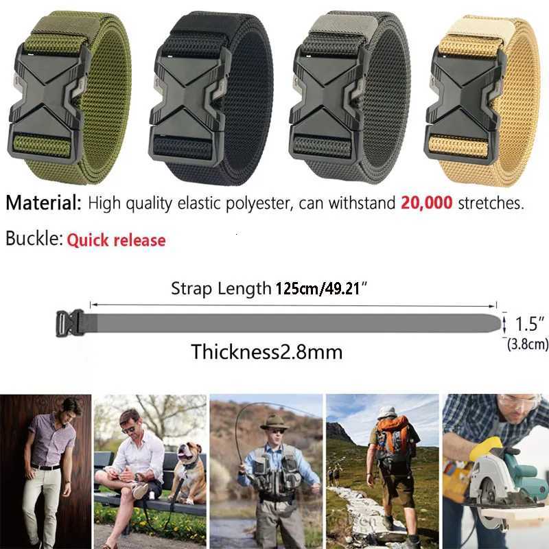 Newest Mens Belt Outdoor Tactical Belt Training Nylon Braided Casual Canvas Buckle Belt With Pants Jeans Belt Sport Mountaineer W251018
