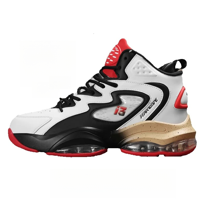 Luxury designer basketball shoes 2025 New autumn and winter air-cushioned thick-soled running shoes men's screw-down anti-slip and shock-absorbin