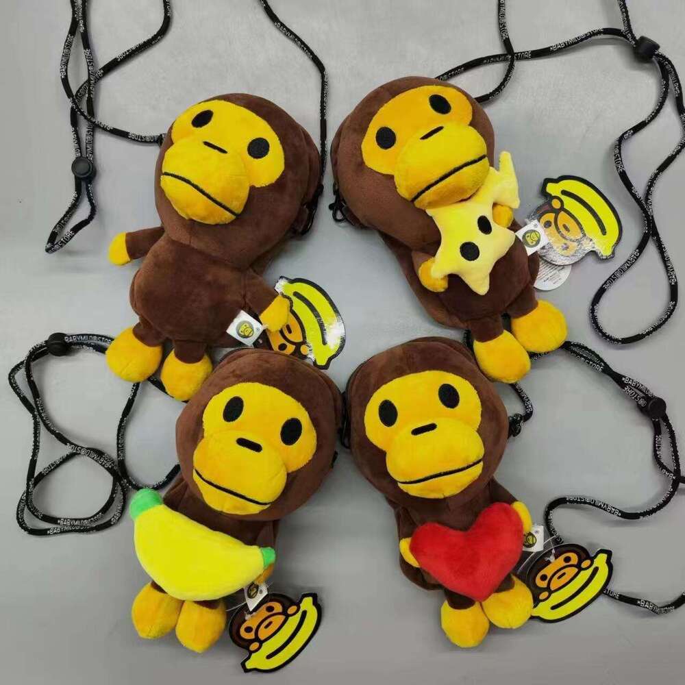 Japanese Trend Brand x Milo Monkey Children's Single Shoulder Crossbody Camouflage Phone Bag Cartoon Street Style