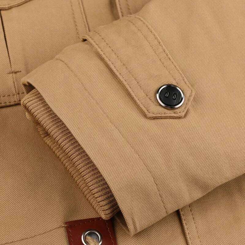 Thickened Fleece Hooded Casual Jacket For Men Winter Warm Long Style Coat Comfortable Loose Fit Chinese Brand Outerwear