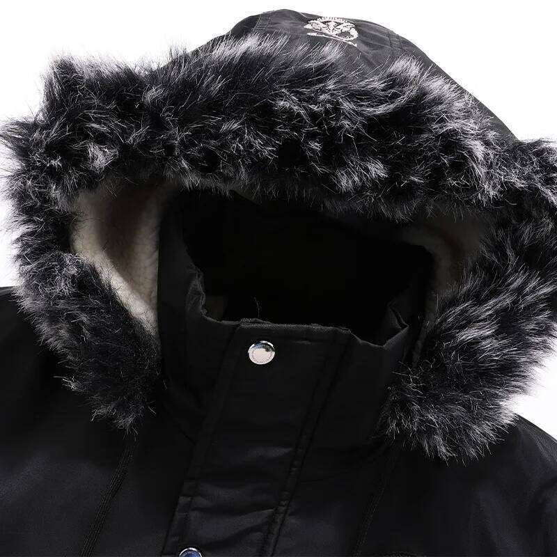 Winter New Thick Casual Lightweight Hooded Detachable Warm White Duck Down Jacket Men's