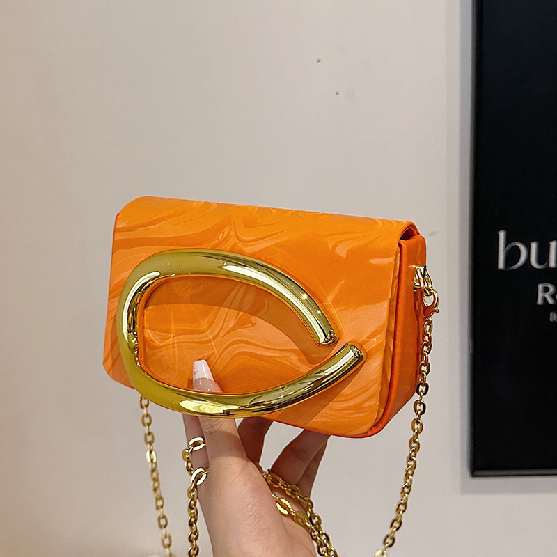 Luxury Brand Designer Bag Trendy Classic Box Bag Evening Bag Acrylic Bag Fashion Metal Handle Single Shoulder Crossbody