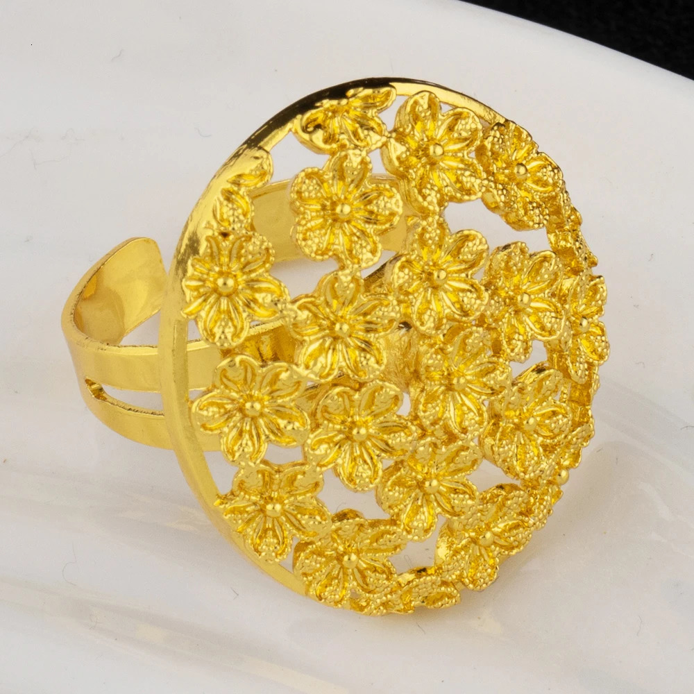 dubai 24k gold jewelry jewelry necklaces Earrings Ring woman jewelry african bridal Wedding Party Jewelry accessories 251016