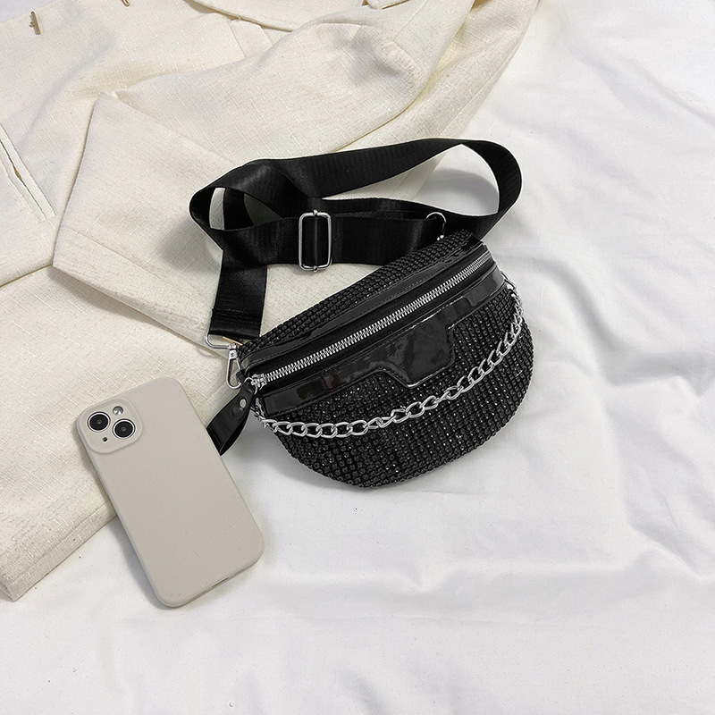 Luxury Brand Designer Bag Internet Celebrity Waist Bag New 2025 Trendy Women's Single Shoulder Crossbody Casual Small Waist Bag Korean Fashion Sp