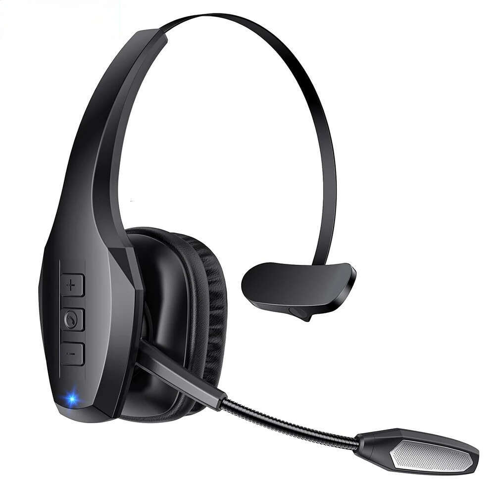 Trucker Headset, Wireless Headset Mic, Bluetooth Headsets With Dual Noise Cancelling Microphone & Mute Button