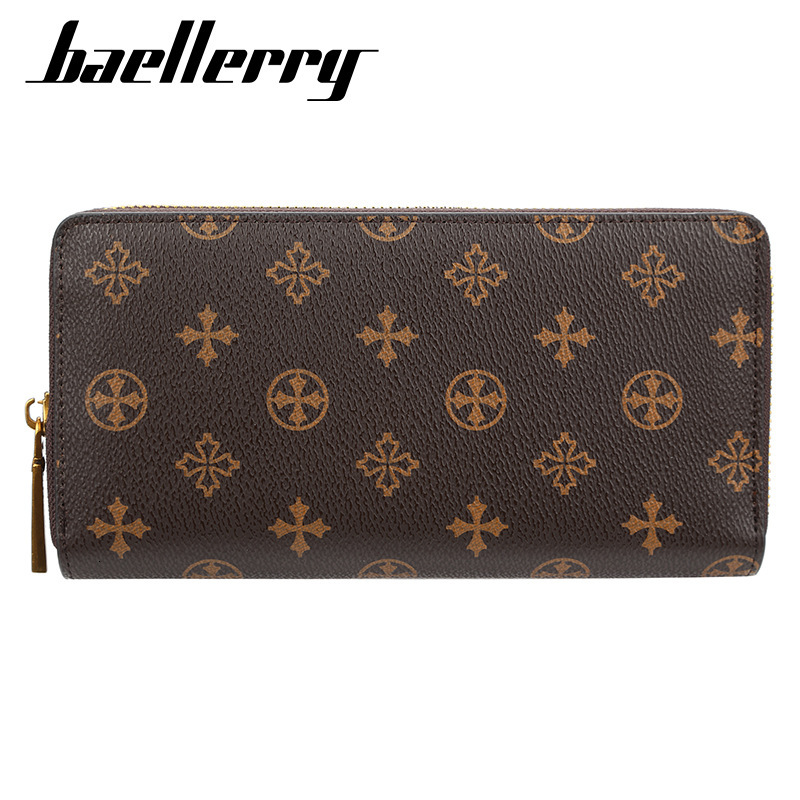 Luxury Brand Designer Bag Baellerry Women's Wallet Long Version Vintage Fashion Wallet Versatile Phone Bag Multifunctional Clutch