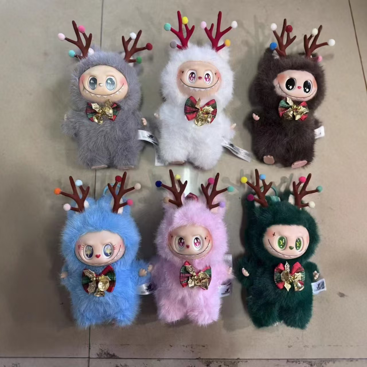 LaBuBu doll V3 V2 V1 Christmas gift Monsters labubu Into Energy SeriesBlind Box Kawaii Figure Face doll Keychain Decor Gift blind bag