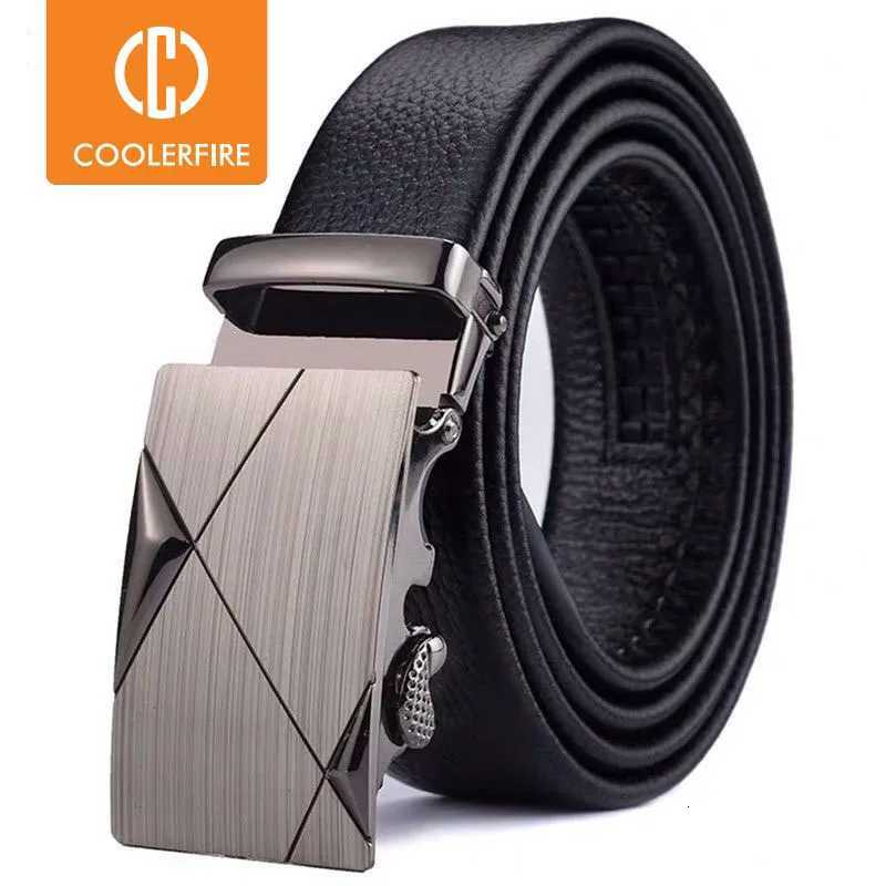 Men Belts Automatic Buckle Belt Genune Leather High Quality Belts For Men Leather Strap Casual Buises for Jeans W251018