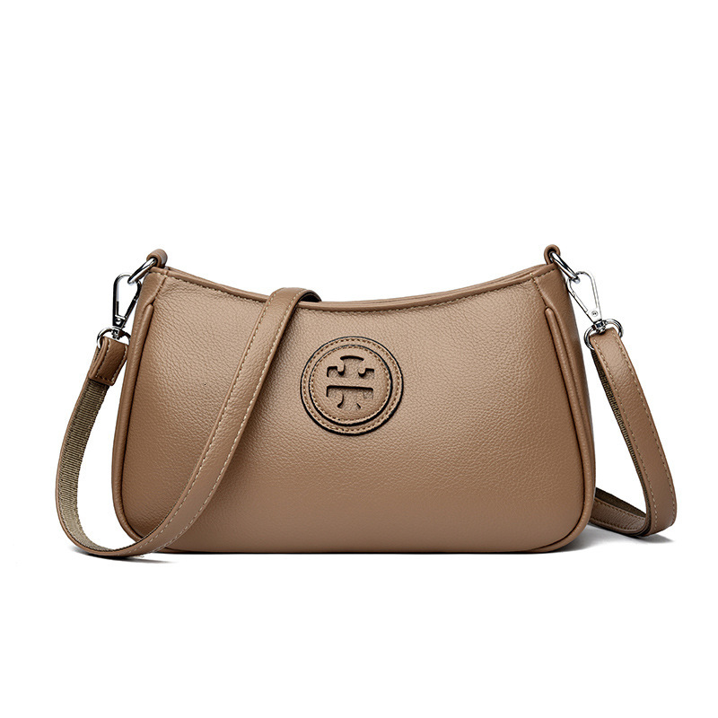 Luxury Brand Designer Bag 2025 New Trendy Crossbody Bag Fashionable Versatile Niche Soft Leather Women's Mom Bag Gift For Mother-In-Law Shoulder 