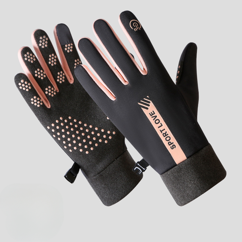 Winter Sports Warm Gloves Men Women, Waterproof Cycling for Couples, Windproof and Cold-Proof Driving Gloves, Non-Slip Touchscreen