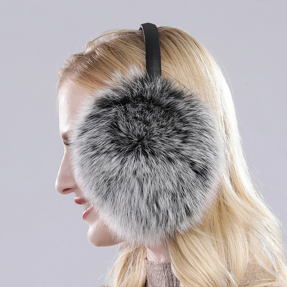 Fox Raccoon Fur Hang Ear Cover Warm Winter Earmuffs Headwear Ear Muffs Earmuffs Cold Ear Warmer Ear Protection Headband 251014