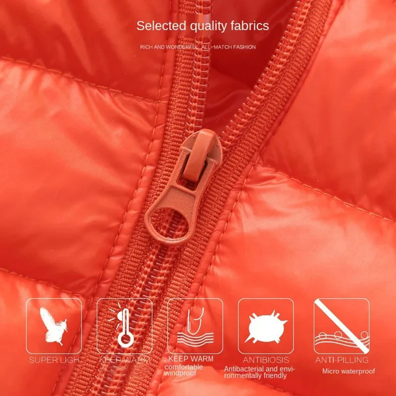 Cute Baby Girls Winter Clothes Kids Light Down Coats with Ear Hoodie Spring Girl Jacket Toddler Children Clothing for Boys Coat 251017