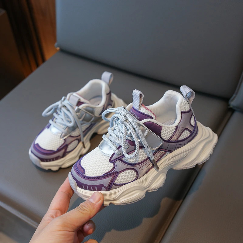 Boys shoes spring childrens sports shoes girls dad shoes baby shoes breathable mesh shoes 251017